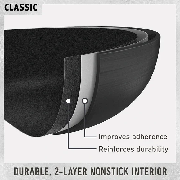 Calphalon Classic Hard-Anodized Nonstick 12” All Purpose Pan w/ Cover LIKE NEW - Picture 15 of 15